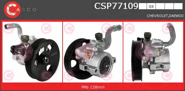 Casco CSP77109GS Hydraulic Pump, steering system CSP77109GS: Buy near me in Poland at 2407.PL - Good price!