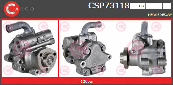 Casco CSP73118GS Hydraulic Pump, steering system CSP73118GS: Buy near me at 2407.PL in Poland at an Affordable price!