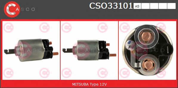 Casco CSO33101AS Solenoid switch, starter CSO33101AS: Buy near me in Poland at 2407.PL - Good price!