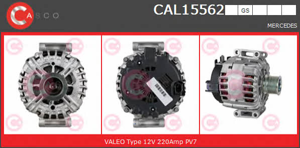 Casco CAL15562GS Alternator CAL15562GS: Buy near me in Poland at 2407.PL - Good price!