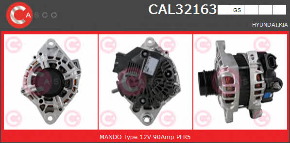 Casco CAL32163GS Генератор CAL32163GS: Отличная цена - Купить в Польше на 2407.PL!