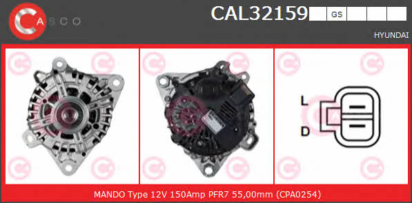 Casco CAL32159GS Генератор CAL32159GS: Отличная цена - Купить в Польше на 2407.PL!