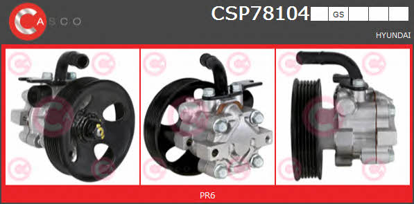 Casco CSP78104GS Насос гідропідсилювача керма CSP78104GS: Приваблива ціна - Купити у Польщі на 2407.PL!