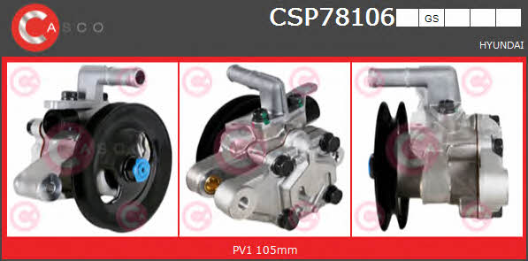 Casco CSP78106GS Pompa hydrauliczna, układ kierowniczy CSP78106GS: Dobra cena w Polsce na 2407.PL - Kup Teraz!