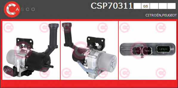 Casco CSP70311GS Насос гідропідсилювача керма CSP70311GS: Приваблива ціна - Купити у Польщі на 2407.PL!