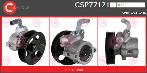 Casco CSP77121GS Hydraulic Pump, steering system CSP77121GS: Buy near me in Poland at 2407.PL - Good price!