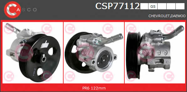 Casco CSP77112GS Насос гідропідсилювача керма CSP77112GS: Приваблива ціна - Купити у Польщі на 2407.PL!