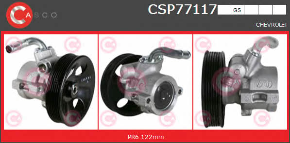 Casco CSP77117GS Hydraulic Pump, steering system CSP77117GS: Buy near me in Poland at 2407.PL - Good price!