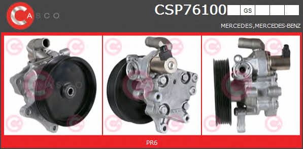 Casco CSP76100GS Насос гідропідсилювача керма CSP76100GS: Приваблива ціна - Купити у Польщі на 2407.PL!