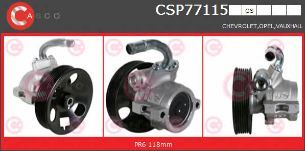 Casco CSP77115GS Hydraulikpumpe, Lenkung CSP77115GS: Kaufen Sie zu einem guten Preis in Polen bei 2407.PL!