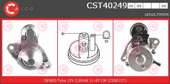 Casco CST40249OS Starter CST40249OS: Buy near me at 2407.PL in Poland at an Affordable price!