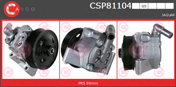 Casco CSP81104GS Hydraulic Pump, steering system CSP81104GS: Buy near me in Poland at 2407.PL - Good price!