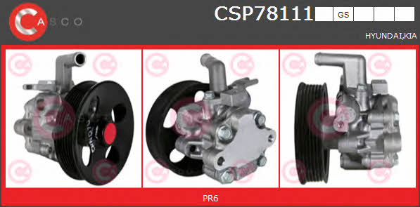Casco CSP78111GS Hydraulic Pump, steering system CSP78111GS: Buy near me in Poland at 2407.PL - Good price!