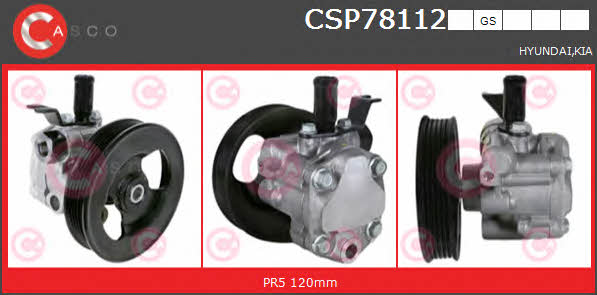 Casco CSP78112GS Hydraulic Pump, steering system CSP78112GS: Buy near me in Poland at 2407.PL - Good price!