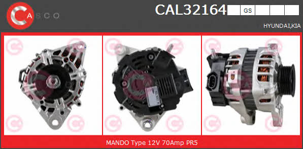 Casco CAL32164GS Alternator CAL32164GS: Buy near me in Poland at 2407.PL - Good price!