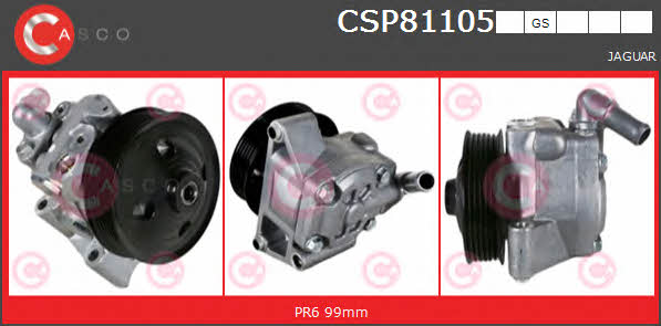 Casco CSP81105GS Hydraulic Pump, steering system CSP81105GS: Buy near me in Poland at 2407.PL - Good price!