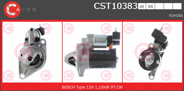 Casco CST10383AS Стартер CST10383AS: Отличная цена - Купить в Польше на 2407.PL!