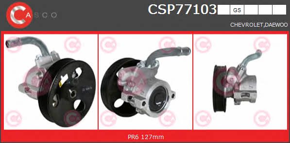 Casco CSP77103GS Pompa hydrauliczna, układ kierowniczy CSP77103GS: Dobra cena w Polsce na 2407.PL - Kup Teraz!