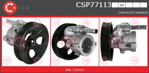Casco CSP77113GS Pompa hydrauliczna, układ kierowniczy CSP77113GS: Dobra cena w Polsce na 2407.PL - Kup Teraz!