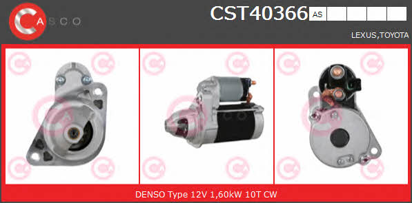 Casco CST40366AS Starter CST40366AS: Buy near me in Poland at 2407.PL - Good price!