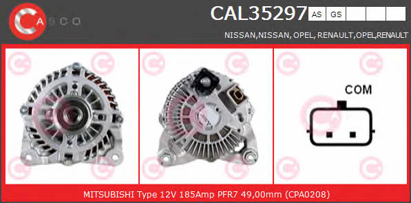 Casco CAL35297GS Alternator CAL35297GS: Dobra cena w Polsce na 2407.PL - Kup Teraz!