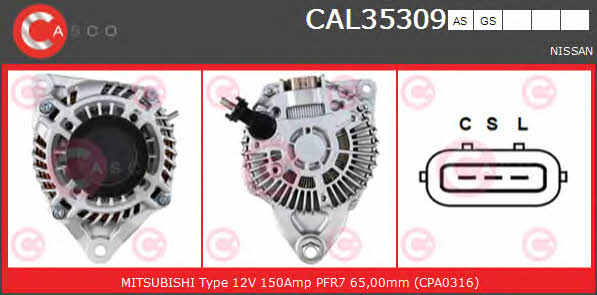 Casco CAL35309AS Generator CAL35309AS: Kaufen Sie zu einem guten Preis in Polen bei 2407.PL!