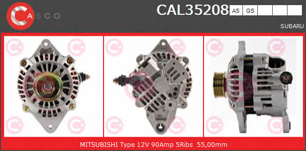 Casco CAL35208GS Alternator CAL35208GS: Buy near me in Poland at 2407.PL - Good price!