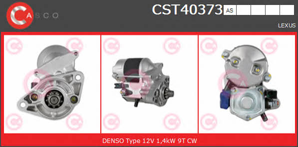 Casco CST40373AS Стартер CST40373AS: Отличная цена - Купить в Польше на 2407.PL!