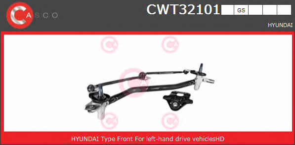 Casco CWT32101GS DRIVE ASSY-WINDSHIELD WIPER CWT32101GS: Buy near me in Poland at 2407.PL - Good price!