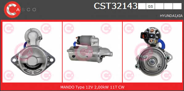 Casco CST32143GS Starter CST32143GS: Buy near me in Poland at 2407.PL - Good price!