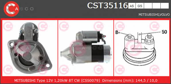 Casco CST35116GS Starter CST35116GS: Buy near me in Poland at 2407.PL - Good price!