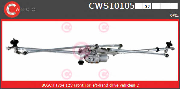 Casco CWS10105GS Система склоочисників CWS10105GS: Купити у Польщі - Добра ціна на 2407.PL!