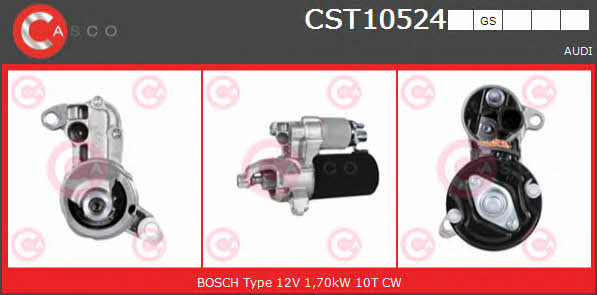 Casco CST10524GS Стартер CST10524GS: Отличная цена - Купить в Польше на 2407.PL!