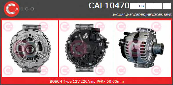Casco CAL10470GS Alternator CAL10470GS: Buy near me in Poland at 2407.PL - Good price!