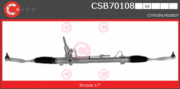 Casco CSB70108GS Рулевой механизм CSB70108GS: Отличная цена - Купить в Польше на 2407.PL!