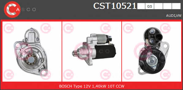 Casco CST10521GS Starter CST10521GS: Buy near me in Poland at 2407.PL - Good price!