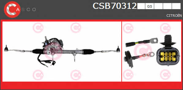 Casco CSB70312GS Steering Gear CSB70312GS: Buy near me in Poland at 2407.PL - Good price!