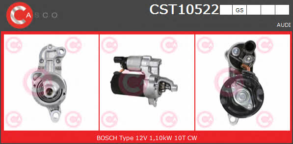 Casco CST10522GS Стартер CST10522GS: Отличная цена - Купить в Польше на 2407.PL!