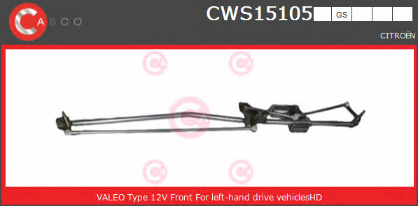 Casco CWS15105GS Window Wiper System CWS15105GS: Buy near me in Poland at 2407.PL - Good price!