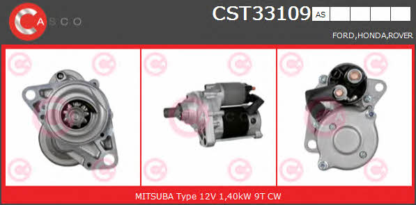 Casco CST33109AS Стартер CST33109AS: Отличная цена - Купить в Польше на 2407.PL!