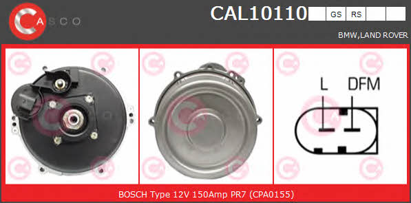 Casco CAL10110GS Alternator CAL10110GS: Dobra cena w Polsce na 2407.PL - Kup Teraz!