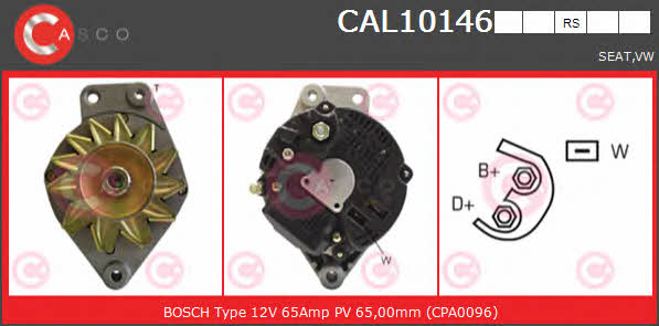 Casco CAL10146RS Alternator CAL10146RS: Buy near me in Poland at 2407.PL - Good price!