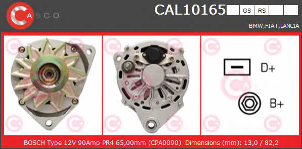 Casco CAL10165RS Alternator CAL10165RS: Buy near me in Poland at 2407.PL - Good price!