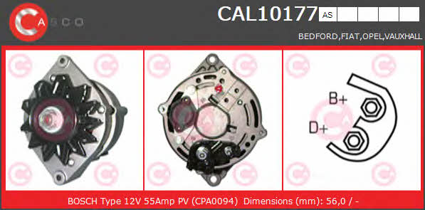 Casco CAL10177AS Alternator CAL10177AS: Dobra cena w Polsce na 2407.PL - Kup Teraz!