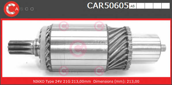 Casco CAR50605AS Armature, starter CAR50605AS: Buy near me in Poland at 2407.PL - Good price!