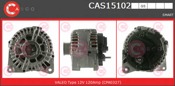 Casco CAS15102GS Alternator CAS15102GS: Buy near me in Poland at 2407.PL - Good price!