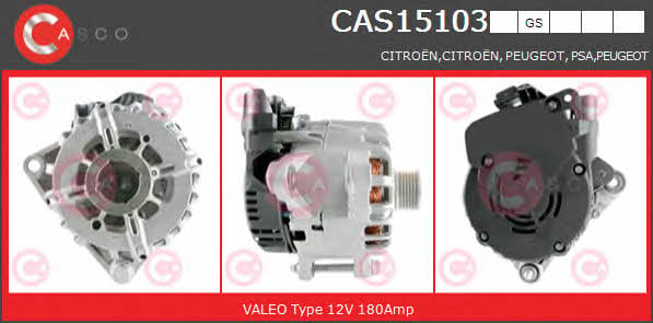 Casco CAS15103GS Alternator CAS15103GS: Buy near me at 2407.PL in Poland at an Affordable price!