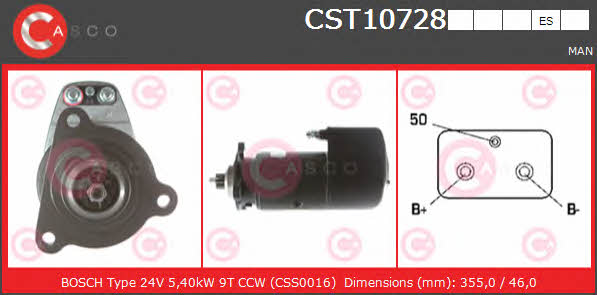 Casco CST10728ES Starter CST10728ES: Buy near me in Poland at 2407.PL - Good price!