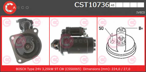 Casco CST10736AS Starter CST10736AS: Buy near me in Poland at 2407.PL - Good price!