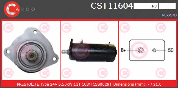 Casco CST11604RS Starter CST11604RS: Buy near me in Poland at 2407.PL - Good price!